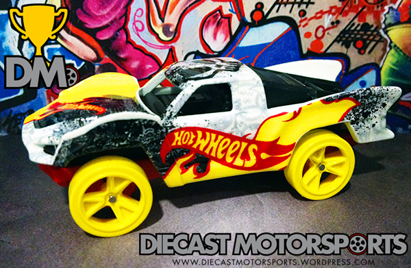 Voiture Miniature Hot Wheels Baja Truck Jaune 2015 - Édition McDonald's, Occasion
