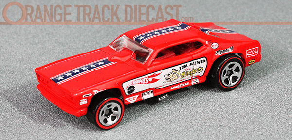Mongoose & Snake Drag Race Set: PLYMOUTH DUSTER FUNNY CAR – ORANGE