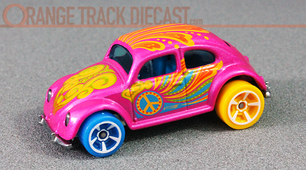 HW Art Cars: VOLKSWAGEN BEETLE – ORANGE TRACK DIECAST