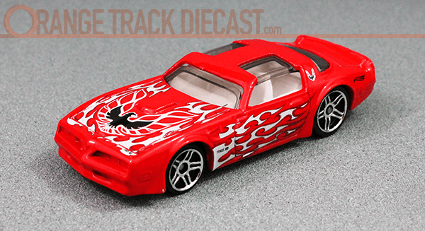 Red Edition: '77 PONTIAC FIREBIRD – ORANGE TRACK DIECAST