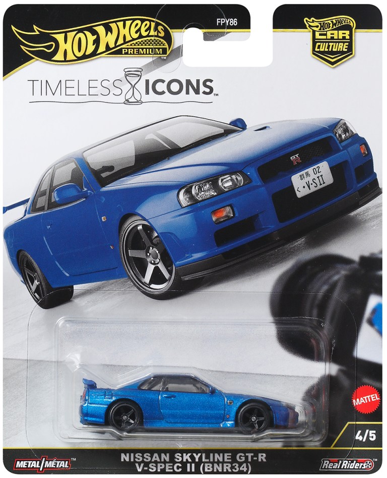 Hot Wheels 2025 Car Culture / Timeless Icons “N” CASE