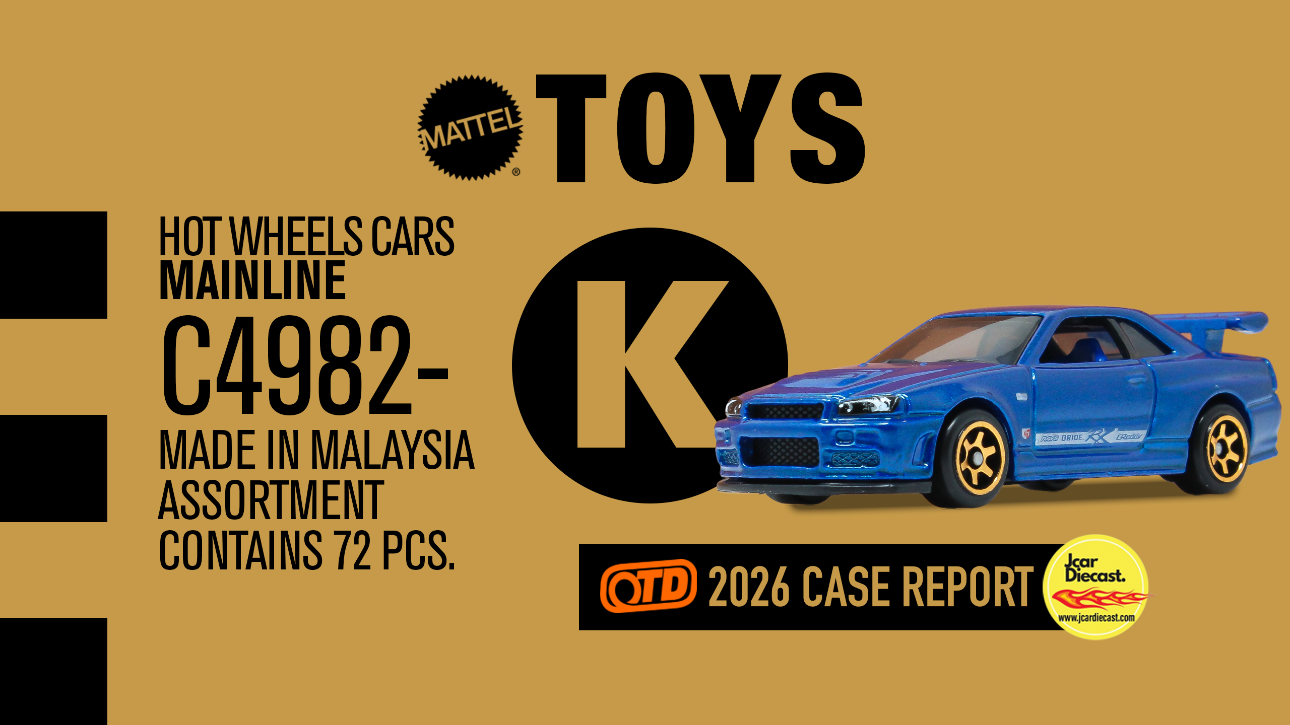 Nissan Skyline GT-R (R34) – ORANGE TRACK DIECAST